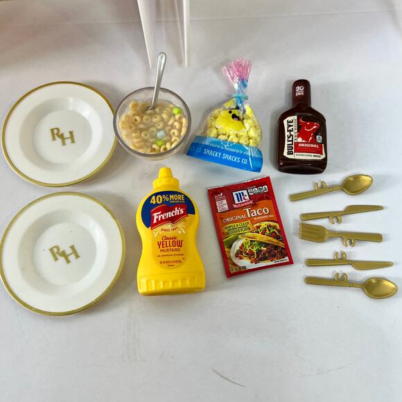 Rainbow High Doll House Furniture Kitchen Sink Counter Cabinet Replacement Lot - Picture 3 of 12